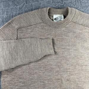 Edinburgh Woolen Sweater Women's 40 Brown Wool Knitwear
